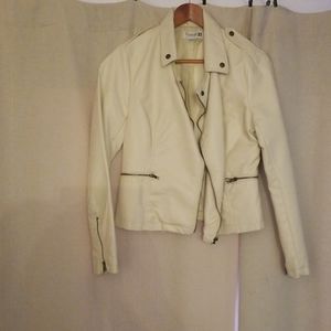 Faux leather jacket